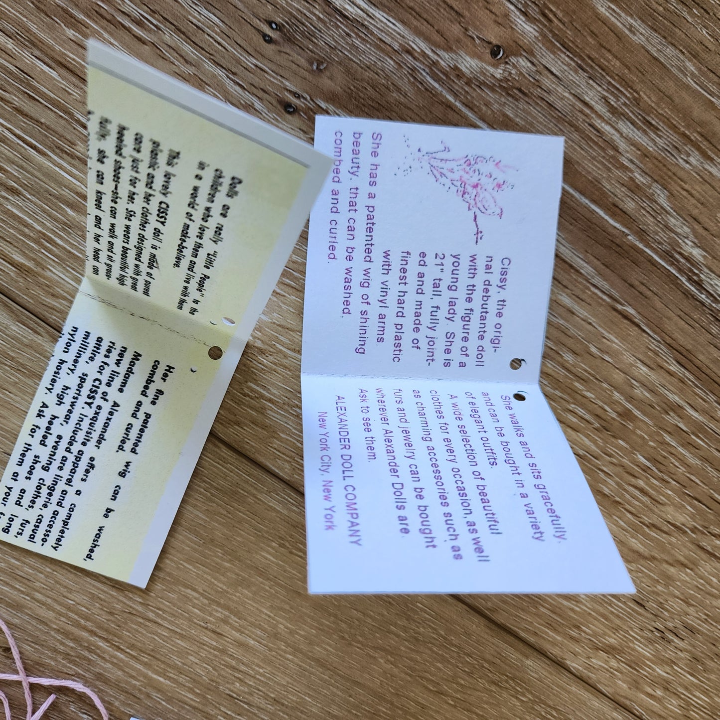 Replacement Hang Tags for Cissy