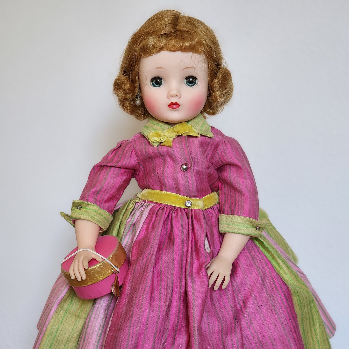 Elise pink hat box