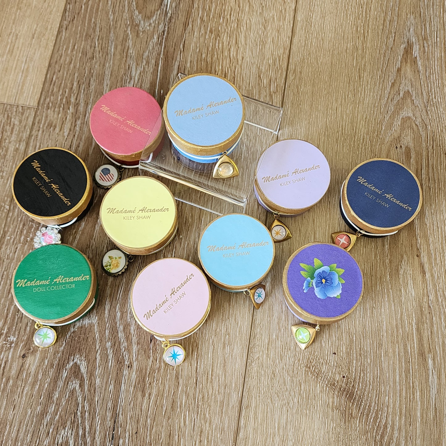 Elise Aqua Hat box