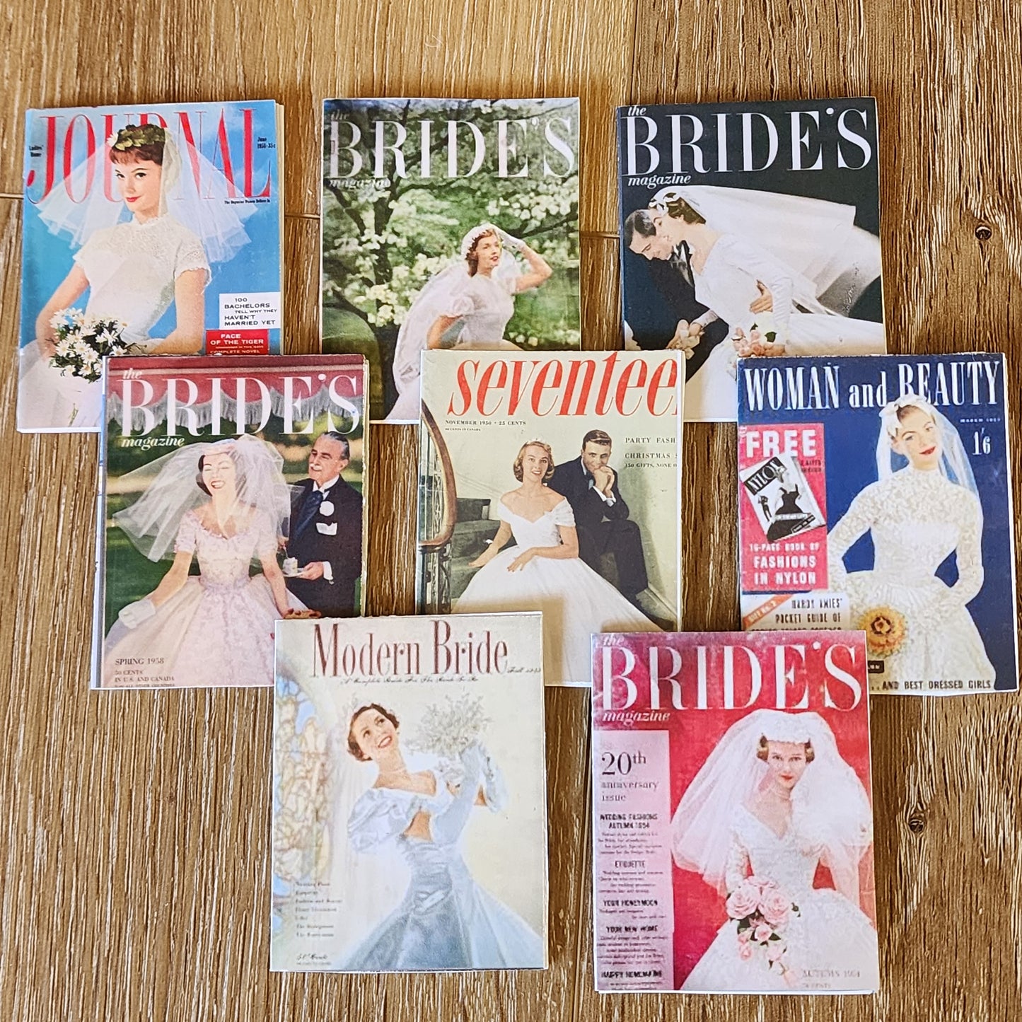 Miniature Magazine- Doll sized accessory SET OF 3