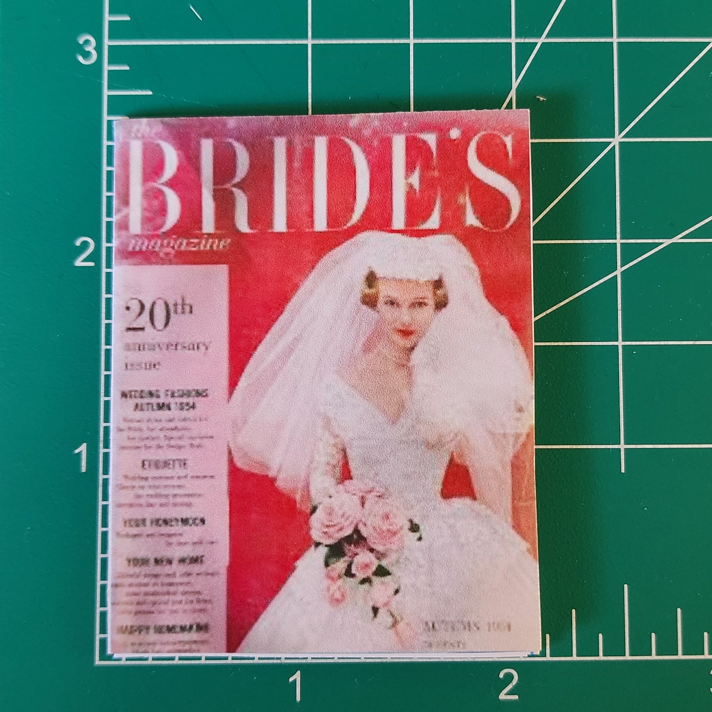 Miniature Magazine- Doll sized accessory SET OF 3