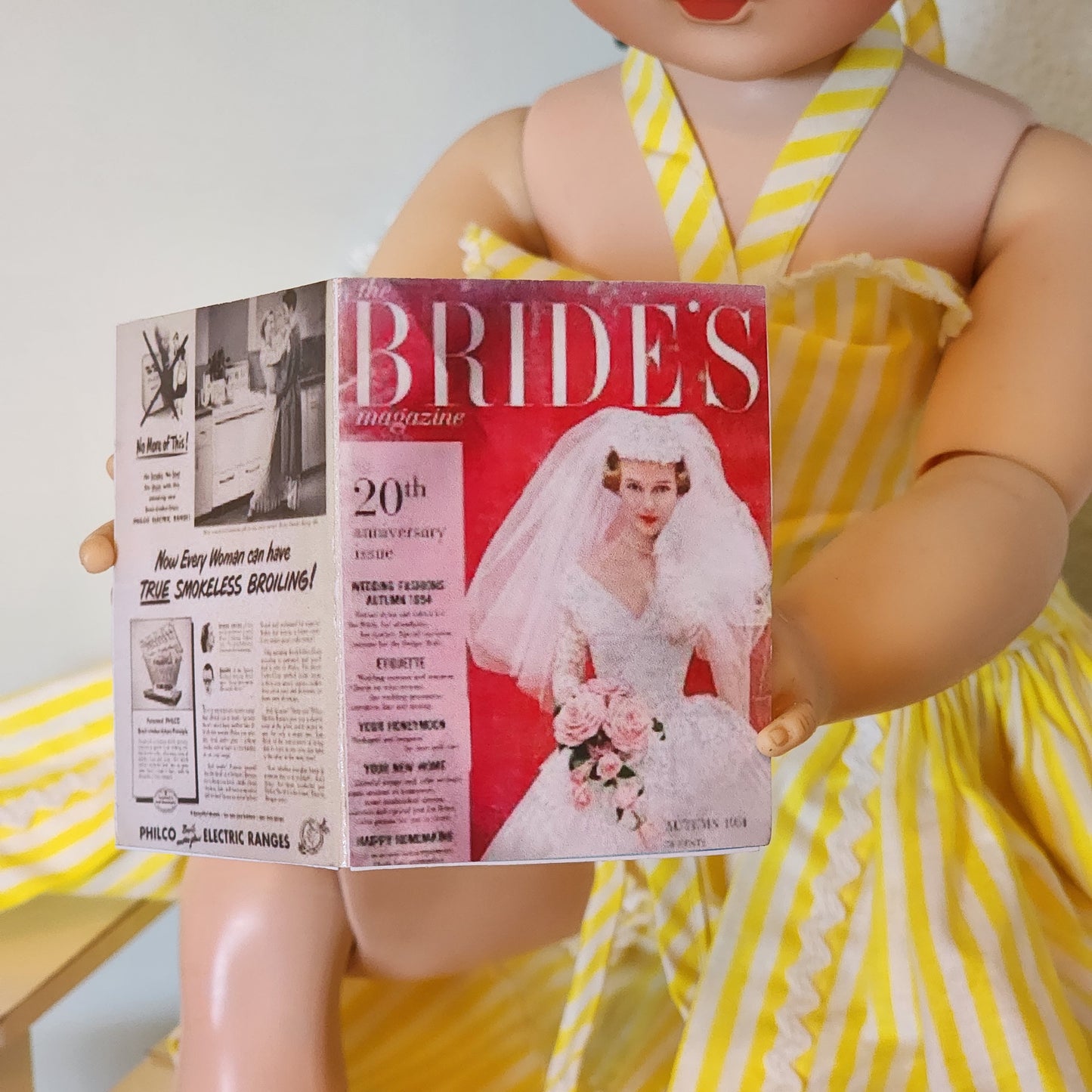 Miniature Magazine- Doll sized accessory SET OF 3