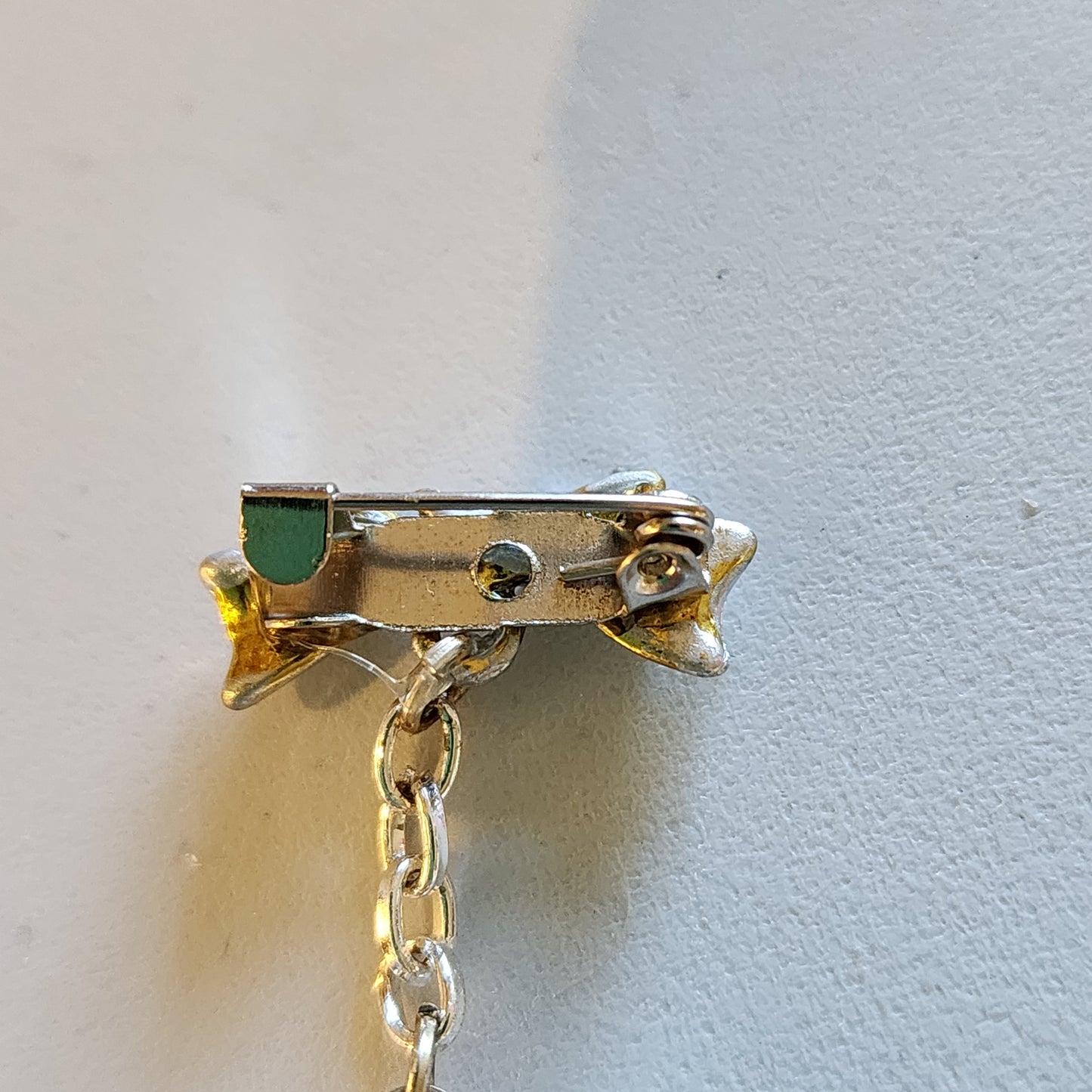 Chatelaine Rhinestone Watch Roman Numerals