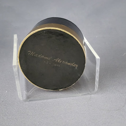 Original BLACK Hatbox, hand writing on bottom